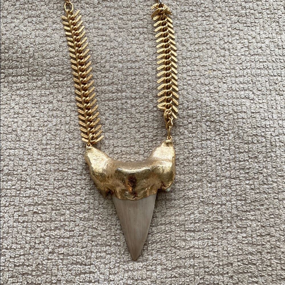 Gold and Cream Statement Necklace